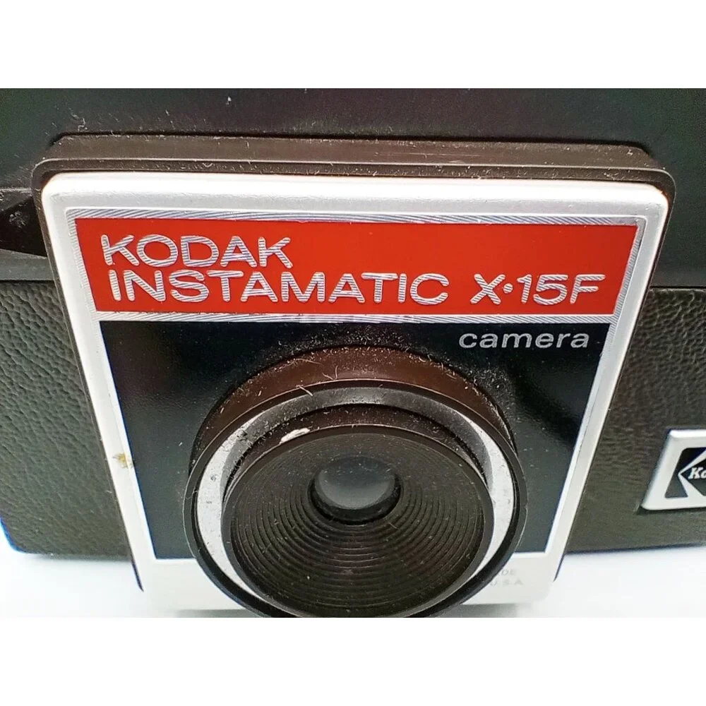 Kodak Instamatic Camera X-15F Vintage Untested 1970s With Strap For Parts